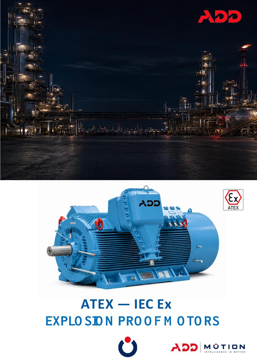 Explosion proof motor brochure cover