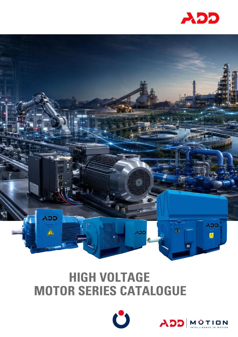 HV motor catalogue cover